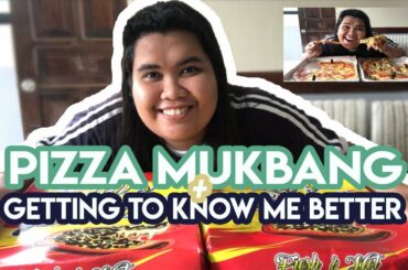 PIZZA MUKBANG + GETTING TO KNOW ME BETTER + GIVEAWAY!!!