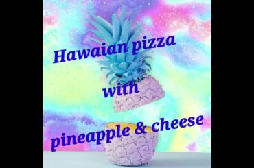 Meryenda ulit/#간식 #HawaianPizza with #Pineapple and #cheese #sweetpotato inside #crust