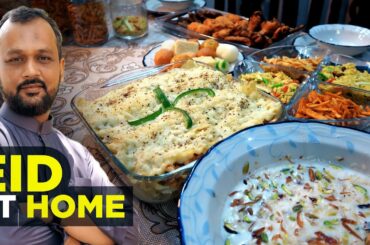 Eid Special | Chicken Lasagna, Spicy Wings & Sheer Khorma | Home Cooking | Eid in Karachi, Pakistan