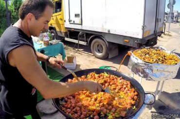 Paella and Street Food from Spain in Warsaw, Poland