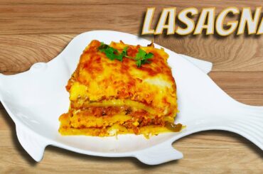 Italian Lasagna Recipe | लसानिया बनाइये घर पर | Tasty Lasagna with White Sauce