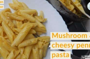 3 minute recipe | Cheesy Mushroom Penny Pasta | Italian recipe | Easy recipe | Nawaboo Ki Chef