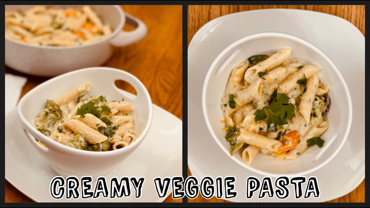 Creamy Veggie Pasta | Indo Italian Recipe | White Sauce Penne Pasta | Vegetation Pasta Creamy Veggie Pasta | Indo Italian Recipe | White Sauce Penne Pasta | Vegetation Pasta