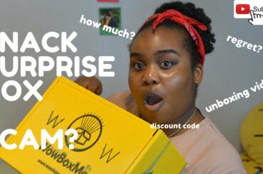 Snack Surprise Subscription unboxing *Discount Code* #WOWBOX