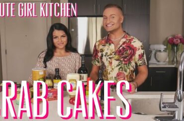 HOW TO MAKE CRAB CAKES! HAUTE GIRL KITCHEN JUMBO LUMP CRAB CAKES WITH SPICY ROASTED RED PEPPER AIOLI