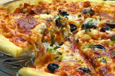 Homemade Delicious Chicken Pizza Under 4 Minutes!