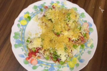 Fusion Pizza Sev Puri Recipe | Italian Sev Puri | Tasty Snacks Recipe | Little Foodie's Kitchen
