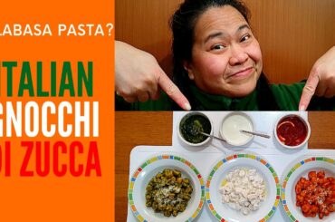 Pinay sa Italia makes homemade basic gnocchi with kalabasa / Healthy kalabasa pasta / w/subtitle