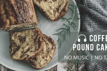 ASMR Cooking: Mocha Cake | Coffee Cake Recipe | No Music |  No Talk