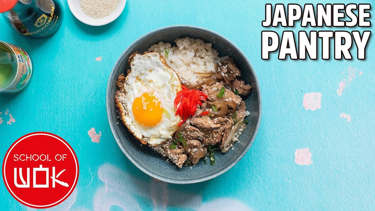 Incredible Japanese Gyudon Recipe! – Pantry Essentials | Wok Wednesdays Incredible Japanese Gyudon Recipe! - Pantry Essentials | Wok Wednesdays