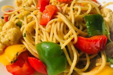 Spaghetti Vegetable/Italian Spaghetti recipe /রেস্টুরেন্টেরে সাধে স্পেগেটি