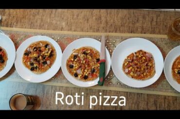 Roti Pizza delicious homemade