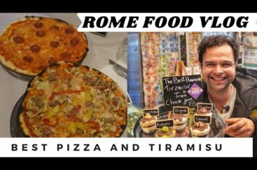BEST PIZZA AND TIRAMISU- ROME FOOD VLOG | WOODFIRED OVEN PIZZERIA BAFFETTO | Part-2 By  kushjohar