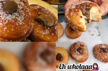 Easy chocolate cream filled Donuts