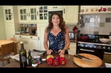 Sweet and sour roasted veg