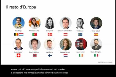 Connect with Microsoft Italy and your local dev community (Italian) | COM172