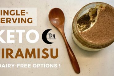 Keto Mini Tiramisu for One | Low-Carb Single-Serve Tiramisu Recipe