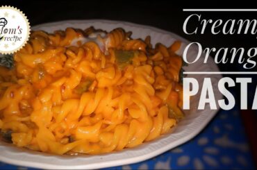 Creamy orange pasta / Italian pink sauce pasta / Red and White sauce pasta