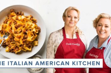 How to Make Italian American Favorites: Sausage Ragu and Fluffy Baked Polenta with Red Sauce