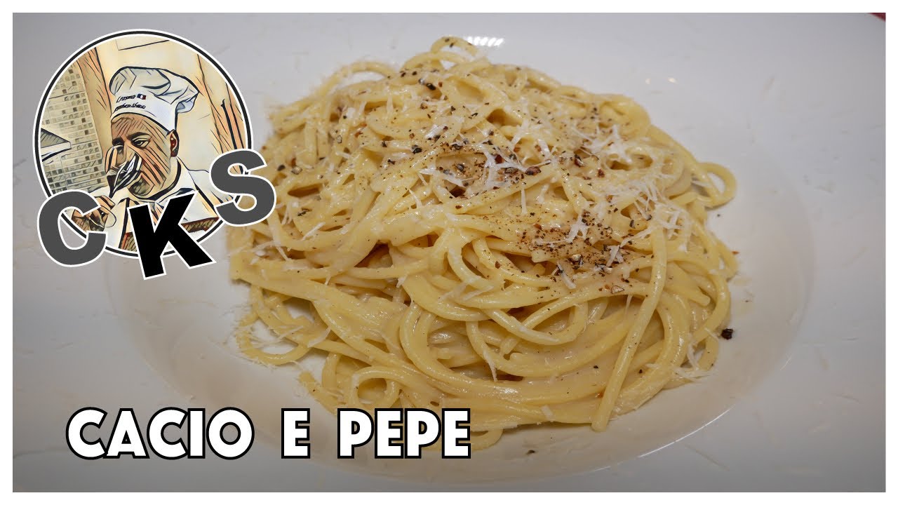 Traditional Italian Spaghetti Cacio & Pepe by Chef CKS Traditional Italian Spaghetti Cacio & Pepe by Chef CKS