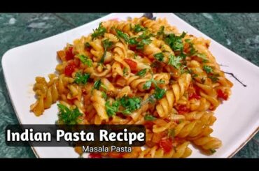 Indian Style Pasta Recipe | Masala Pasta/Macaroni Recipe In Hindi By Lucknow Zaika
