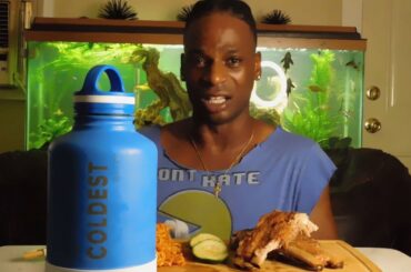 SPICY NOODLE CHALLENGE W/PORK RIBS & ITALIAN CUCUMBERS MUKBANG/RECIPE