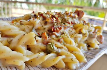 क्रीमी चीज़ी पास्ता बनाने का आसान तरीका | Creamy Cheesy Pasta Recipe | My Kitchen My Dish