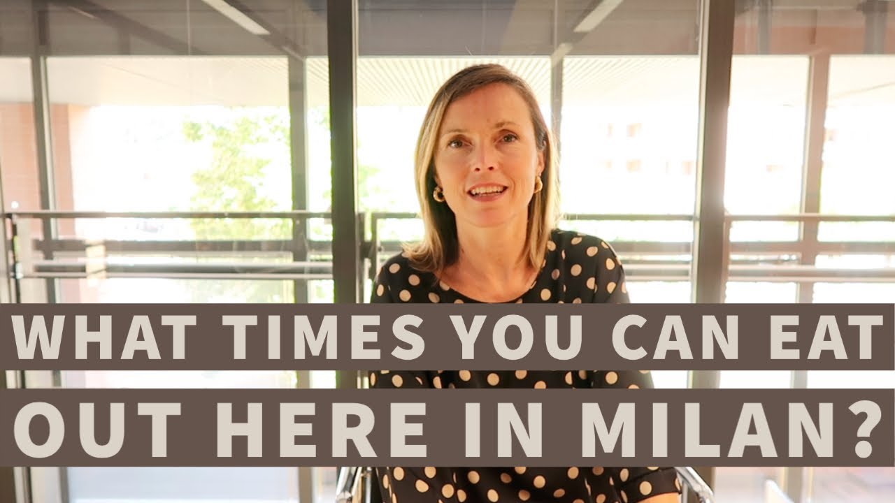 What times you can eat out here in Milan? What times you can eat out here in Milan?