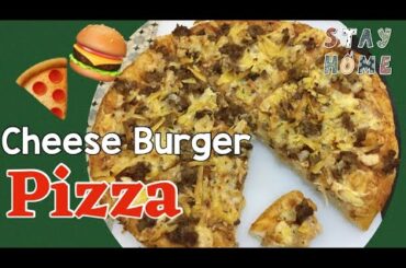 How to Make Cheeseburger PIZZA | Easy Pizza Dough Recipe