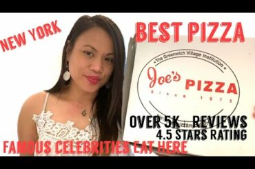 NEW YORK BEST PIZZA OVER 5K REVIEWS | FAMOUS CELEBRITIES EAT HERE | CHEESE PEPPERONI PIZZA ASMR