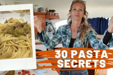 How to cook pasta. 30 secrets real Italian pasta. Tuna spaghetti with tomatoes and olives (Ep.35)