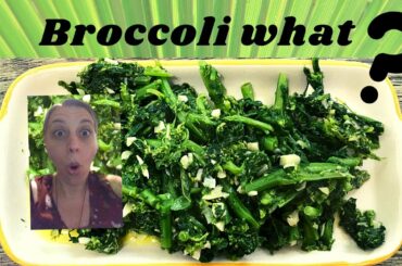 BROCCOLI RABE - It's not broccoli. Don't know what it is or always wanted to eat it? Watch this!