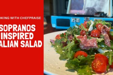 Sopranos Inspired Italian Salad // COOKING WITH CHEF PRAISE
