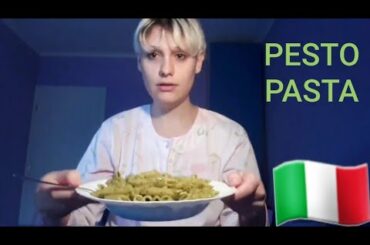 MUKBANG ITALY PESTO PASTA
