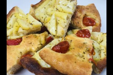 Alessia's Vegetarian Focaccia - a very Simple Recipe that you can make at Home in a few Minutes...
