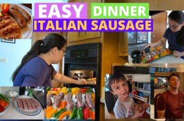 Easy Italian Sausage Dinner | Pinay Mom in America | The Carchedi Family