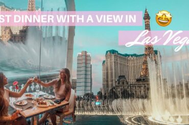 BEST RESTAURANT VIEW AT LAGO IN LAS VEGAS! | Tripping With My Bff