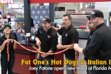 Joey Fatone opens Fat One's Hot Dogs and Italian Ice at The Florida Mall