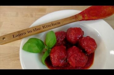 How to Make Homemade Italian Meatballs from Scratch - by Laura Vitale - Laura in the Kitchen Ep 85