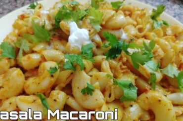 Veg Masala Macaroni Indian Style// Macaroni Pasta recipe// Macaroni recipe in hindi// Italian food