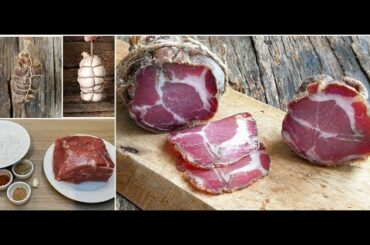 How to MAKE, CURE and AGE ITALIAN CAPICOLA at home