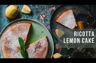 Ricotta Lemon Cake | ASMR Cooking