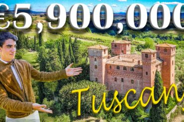 TOURING A 5,9 MILLION ITALIAN CASTLE: Property Tour Tuscany | Romolini