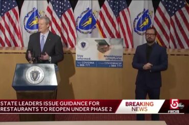 Guidelines for reopening Massachusetts restaurants released