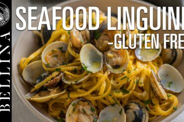 Seafood Linguine - Gluten-Free Pasta at Home