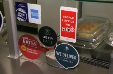 Delivery service undercutting local restaurants profits