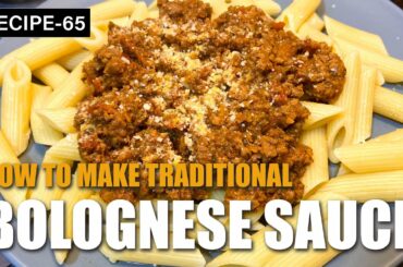 BOLOGNESE SAUCE | Italian traditional masterpiece