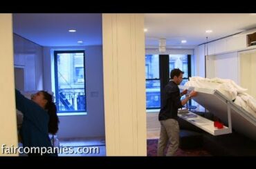 6 rooms into 1: morphing apartment packs 1100 sq ft into 420