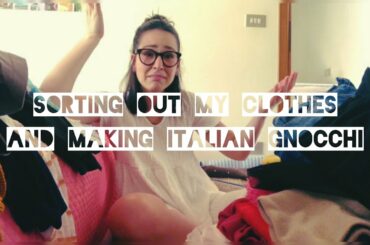 MAKING ITALIAN GNOCCHI, SORTING OUT MY CLOTHES AND MIDNIGHT SCOOTER RUN