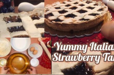 ORIGINAL ITALIAN STRAWBERRY TART RECIPE / without butter / SO YUMMY